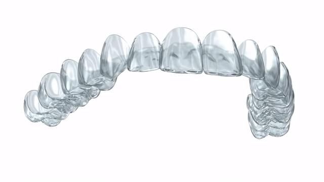 Invisalign clear aligners used for orthodontic treatment