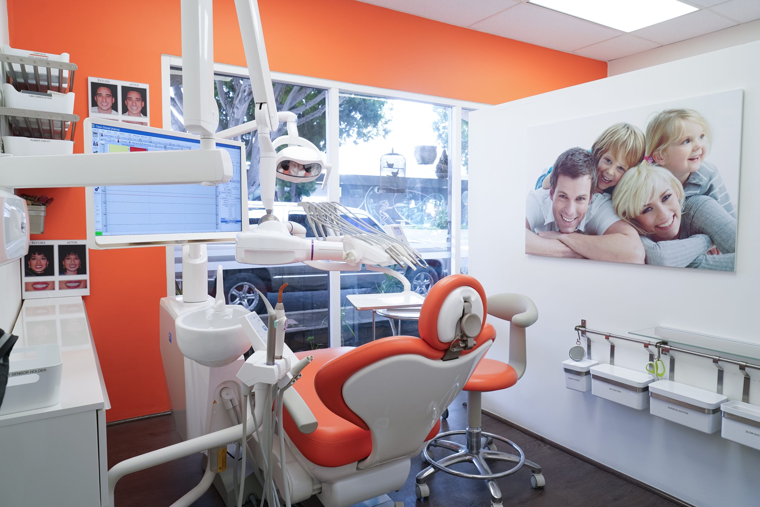 Modern dental office and treatment room in Culver City